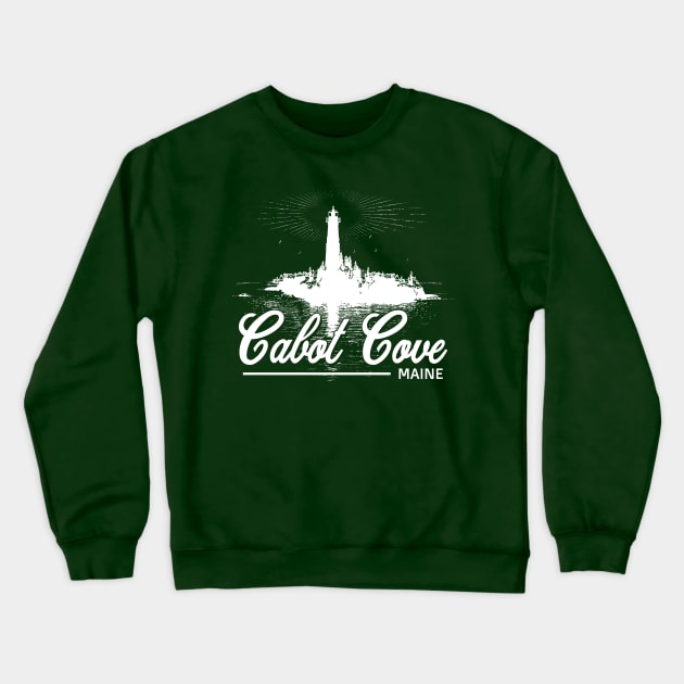 Cabot Cove Maine from Murder She Wrote Crewneck Sweatshirt by hauntedjack